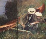 John Singer Sargent Paul Helleu Sketching with his Wife (mk18) oil painting artist